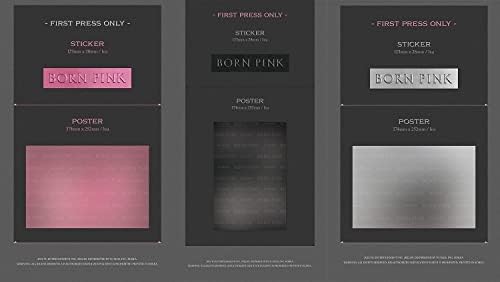 YG Plus Blackpink - Born Pink [גרסת סט קופסאות] אלבום שני+פוסטר מקופל+מתנה קוריאנית
